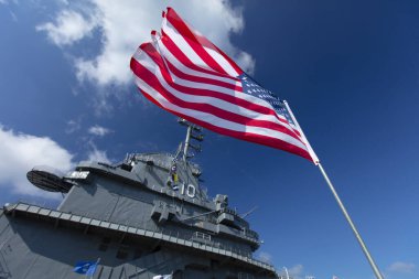 Charleston, Güney Carolina, Amerika Birleşik Devletleri, Novemner 2019, biz yıldızlar ve çizgiler ile