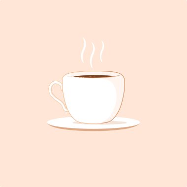 Bir fincan düz kahve.