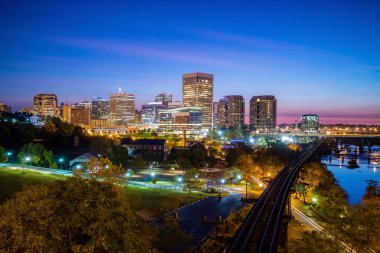 Downtown Richmond, Virginia manzarası