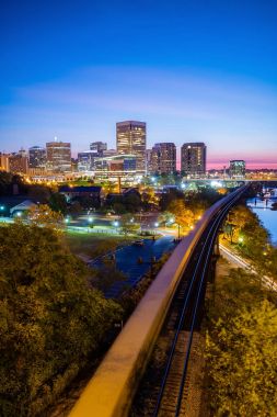 Downtown Richmond, Virginia manzarası