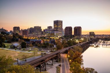 Downtown Richmond, Virginia manzarası