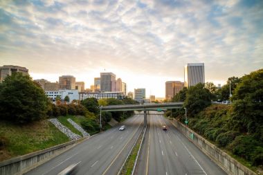 Downtown Richmond, Virginia manzarası