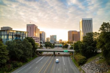 Downtown Richmond, Virginia manzarası