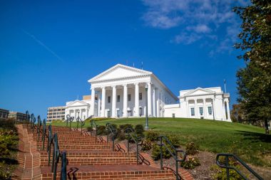 Eyalet başkenti Richmond Virginia'da bina