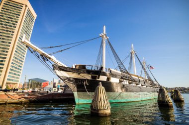 Şehir Baltimore Inner Harbor alan 