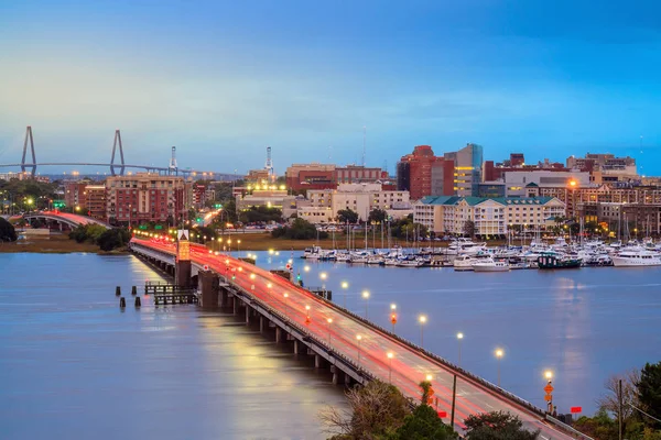Panoramę miasta Charleston — Zdjęcie stockowe