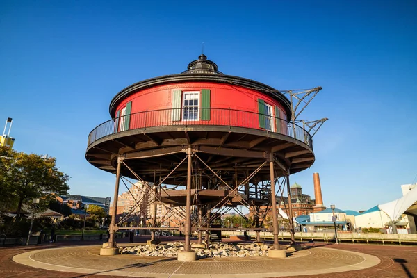 Seven Foot Knoll Lighthouse — Stock Photo, Image