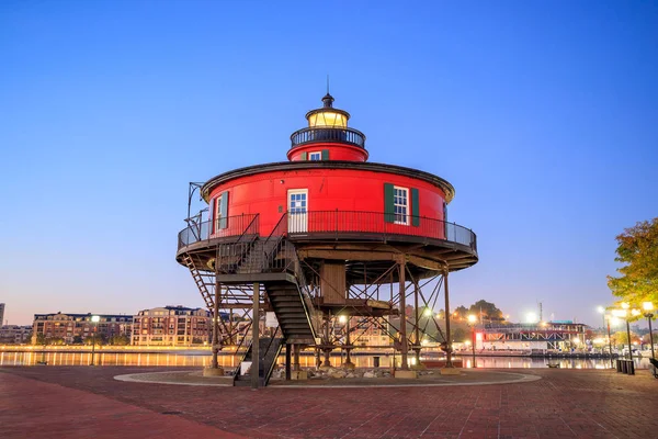 Seven Foot Knoll Lighthouse — Stock Photo, Image