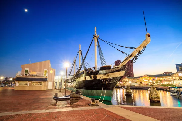 Okolicy Inner Harbor w Baltimore centrum — Zdjęcie stockowe