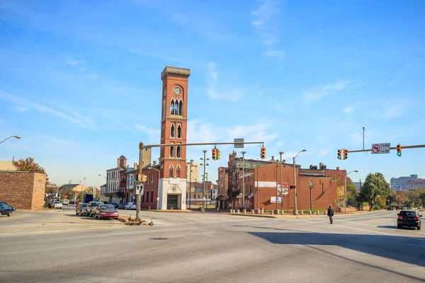 Gebouwen in Old Town Mall, Baltimore, — Stockfoto