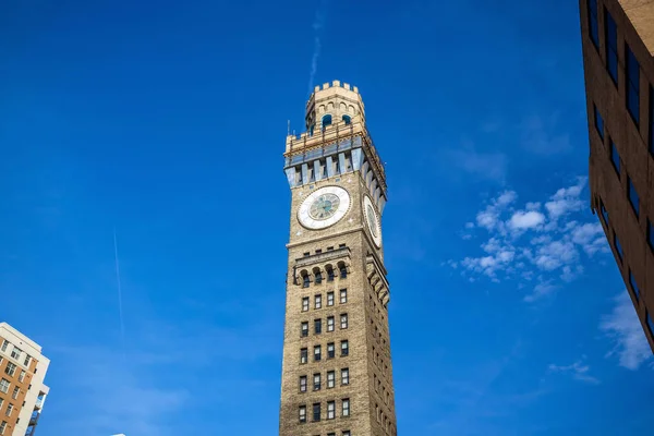 Bromo Seltzer Tower in der Innenstadt von Baltimore — Stockfoto