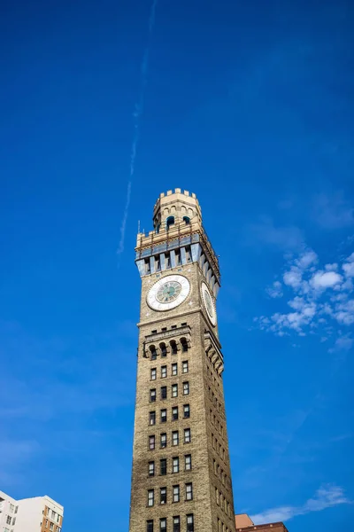 Bromo Seltzer Tower no centro de Baltimore — Fotografia de Stock