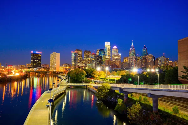 Centro de Skyline de Filadelfia — Foto de Stock