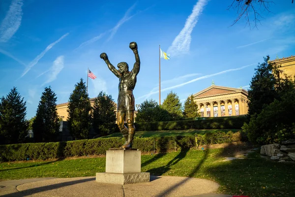 Philadelphia kayalık heykeli — Stok fotoğraf
