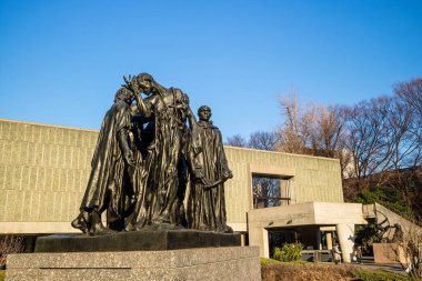 Ulusal Batı Sanat Müzesi görünümünden Ueno Park