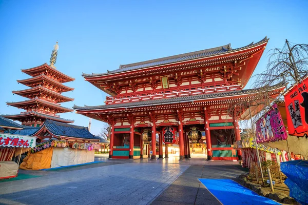 Temple sensoji à tokyo, Japon. — Photo