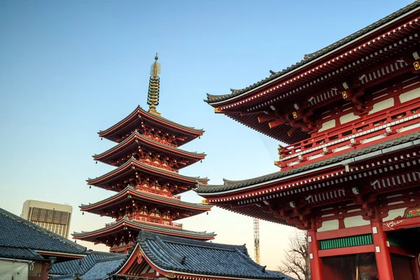 Tokyo, Japonya 'daki Sensoji Tapınağı.. — Stok fotoğraf