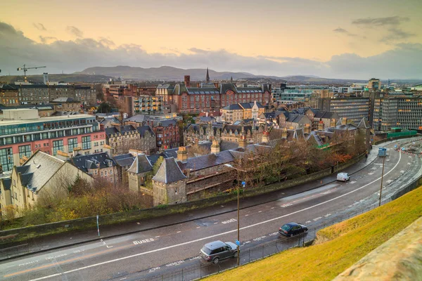 Oude stad Edinburgh — Stockfoto