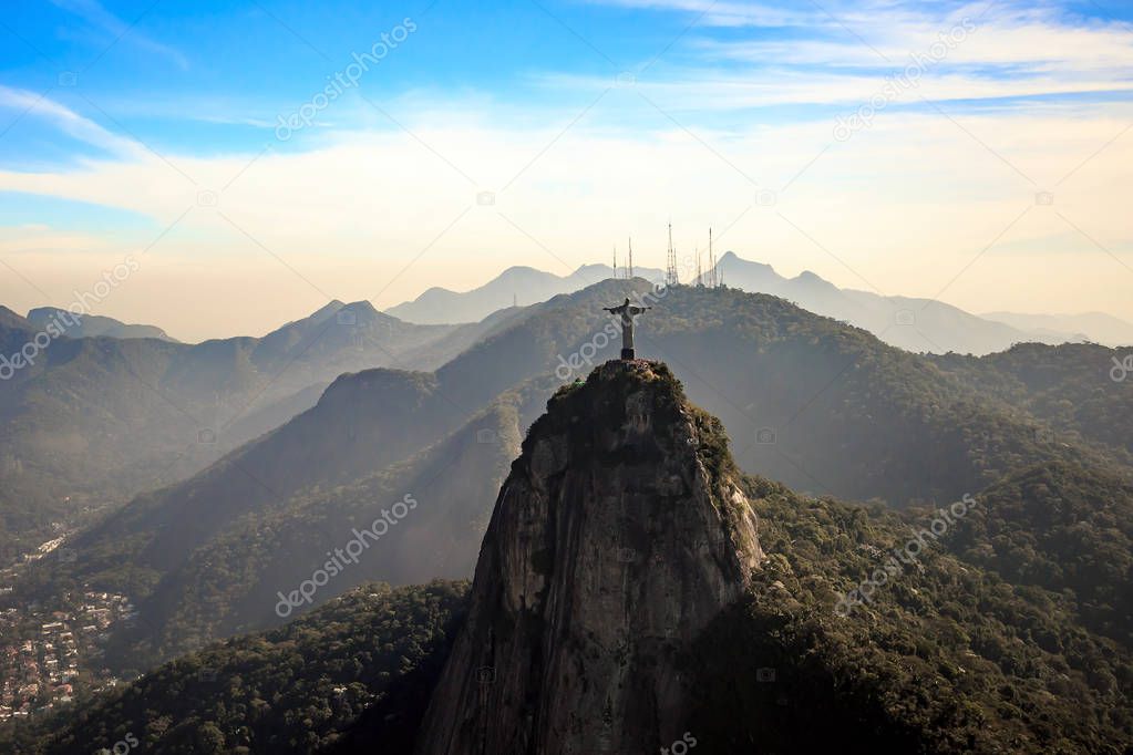 Aerial view of Rio de Janeiro city