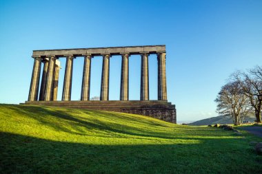 Calton Hill Edinburgh zafer anıtları 