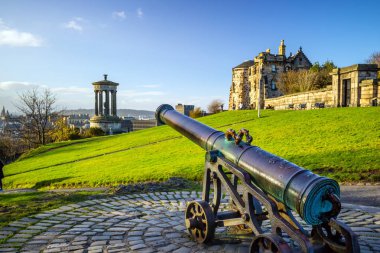 Calton Hill Edinburgh zafer anıtları 