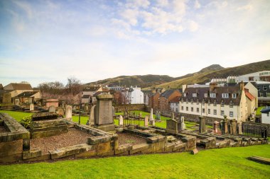 Edinburgh, İskoçya'da eski şehir mezarlığı