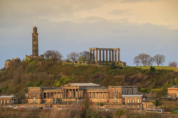 Műemlékek, a Calton Hill, Edinburgh-ban — Stock Fotó