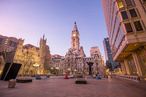 De Philadelphia City Hall gebouw — Stockfoto