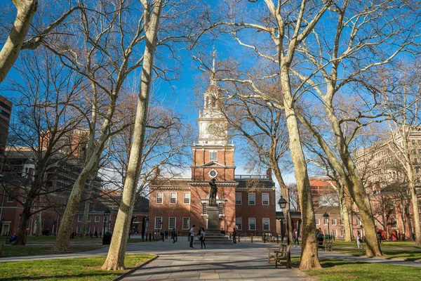 Onafhankelijkheid hall in philadelphia, pennsylvania. — Stockfoto