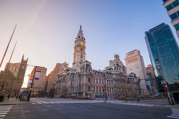Philadelphia City Hall épület — Stock Fotó