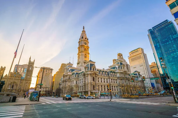 Edificio Ayuntamiento de Filadelfia — Foto de Stock