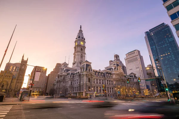 Edificio Ayuntamiento de Filadelfia — Foto de Stock