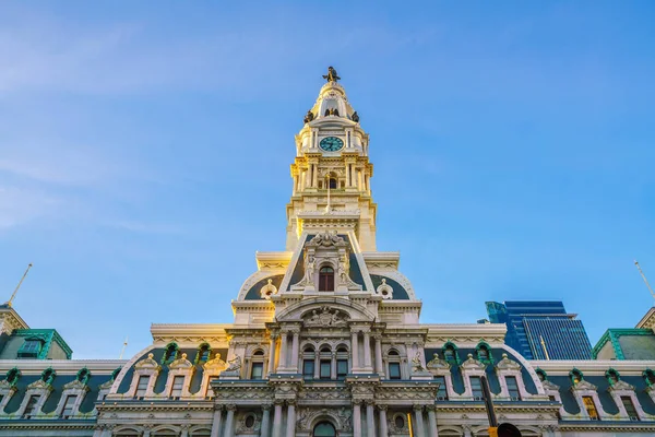 De Philadelphia City Hall gebouw — Stockfoto