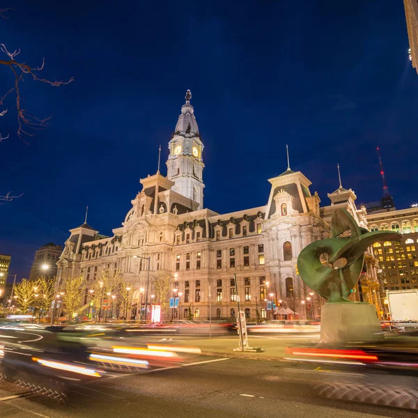 De Philadelphia City Hall gebouw — Stockfoto