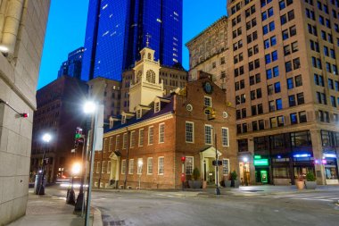 Massachusetts Boston eski Devlet House buiding