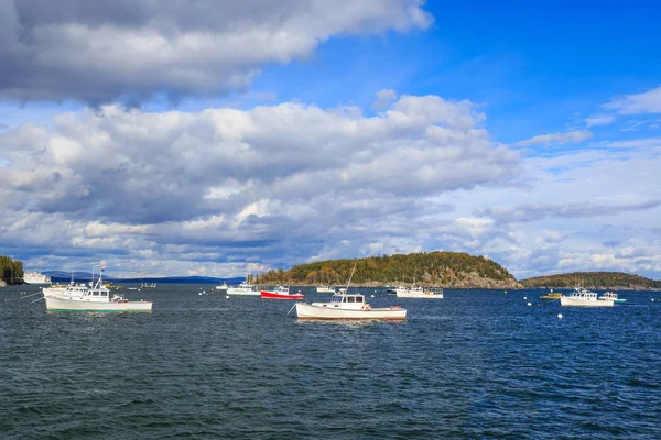 Båtar Fransmannen Bay Maine Usa — Stockfoto