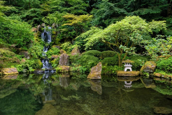 Krajina Japonské Zahrady Portlandu Oregonu — Stock fotografie