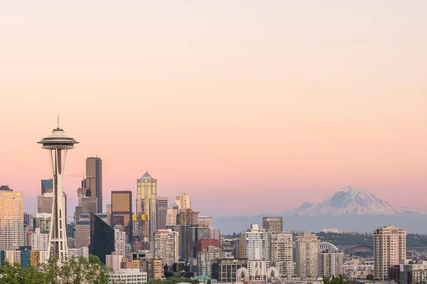 Zicht Het Centrum Seattle Skyline Seattle Washington Verenigde Staten — Stockfoto