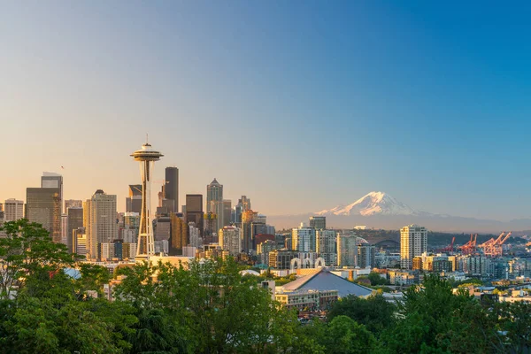 Blick Auf Die Skyline Von Seattle Washington Usa — Stockfoto