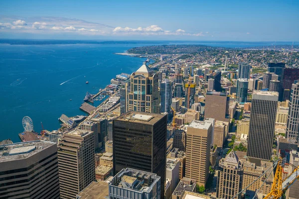 Vista Del Horizonte Del Centro Seattle Seattle Washington —  Fotos de Stock