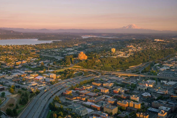 Zicht Het Centrum Seattle Skyline Seattle Washington Verenigde Staten — Stockfoto