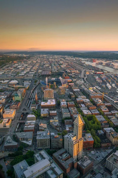 Zicht Het Centrum Seattle Skyline Seattle Washington Verenigde Staten — Stockfoto