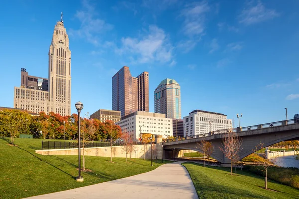 Vista Del Horizonte Del Centro Columbus Ohio Estados Unidos — Foto de Stock