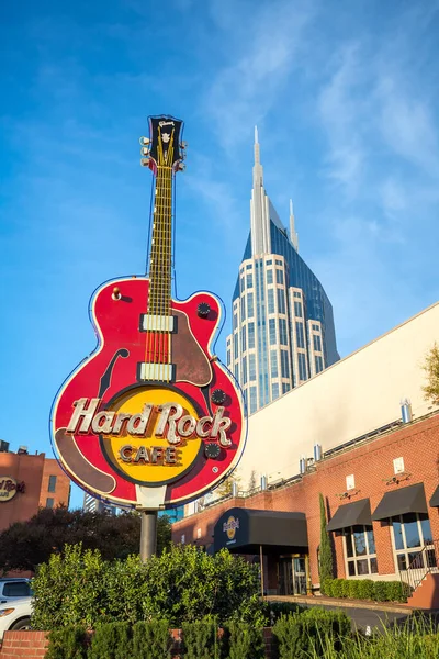 Nashville Nov Hard Rock Cafe Sign Nashville November 2016 Hard — Stockfoto