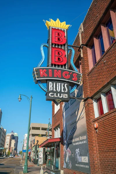 Memphis Usa Listopadu Slavné Blues Kluby Beale Street Memphisu Listopadu — Stock fotografie