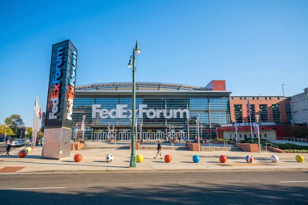 Memphis Usa Nov Fedexforum November 2016 Egy Aréna Található Belvárosában — Stock Fotó