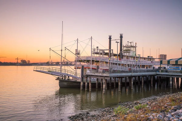 New Orleans Paddelångare Mississippifloden New Orleans Lousiana — Stockfoto