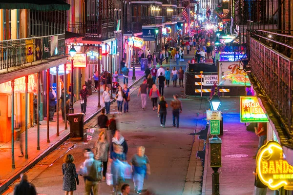 New Orleans Louisiana Nov Pubs Bars Neon Lights French Quarter — 스톡 사진