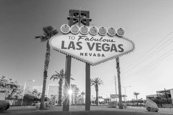 Cartel Bienvenido Fabulous Las Vegas Las Vegas Nevada Estados Unidos — Foto de Stock