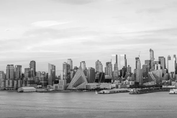 New York City Manhattan Midtown Skyline Schemering Usa — Stockfoto